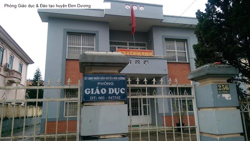 Phòng Giáo dục & Đào tạo huyện Đơn Dương
